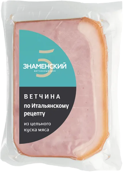 Изображение Ветчина вареная Знаменский по итальянскому рецепту Знаменский ООО в/у 