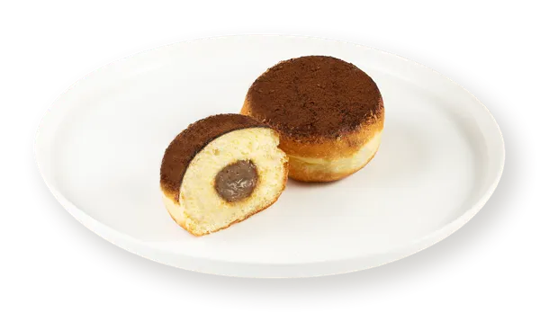 Изображение Пончик с какао пшеничный Фирменный с кофейной начинкой СП ТАБРИС 0 п/б, 70 г