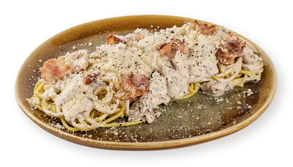 Изображение Паста со сливочным соусом Спагетти Карбонара с беконом СП ТАБРИС пл/уп, 280 г