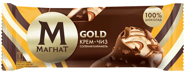 Изображение Мороженое эскимо Магнат крем чиз соленая карамель Арнест ЮниРусь ООО м/у, 65 г