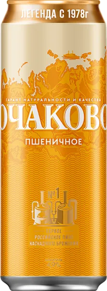 Изображение Пиво светлое пшеничное 4,6% Очаково фильтрованное Очаково ж/б, 0,45 л