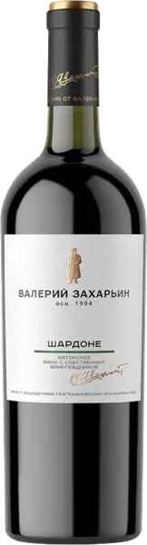 Изображение Вино белое сухое стиль №2 Шардоне ГУ Авторское Захарьин Бурлюк с/б, 0,75 л