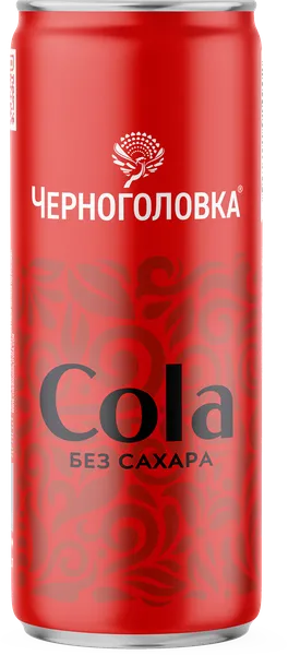 Изображение Напиток газ Черноголовка кола без сахара Аквалайф ж/б, 0,33 л