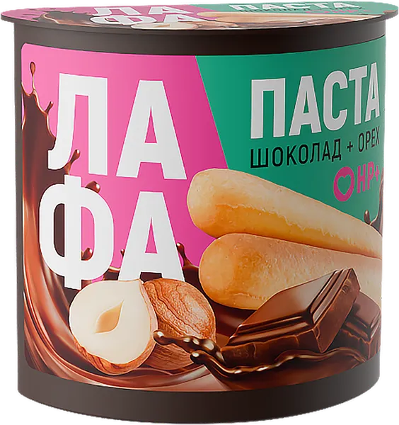 Изображение Паста г.Краснодар Лафа шоколадная с печеньем Мирата п/б, 52 г