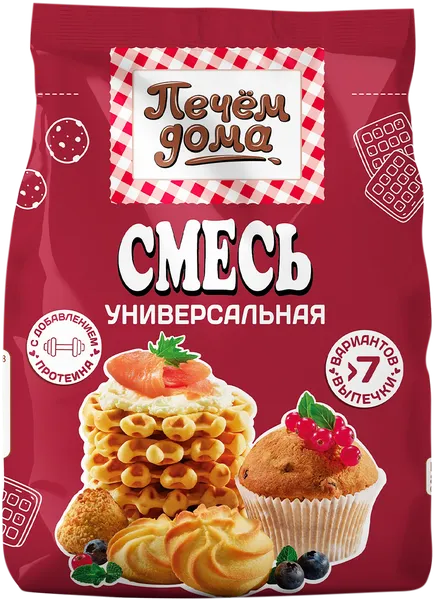 Изображение Смесь для выпечки Печем дома универсальная МирФудс м/у, 300 г