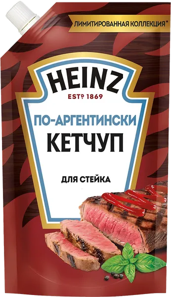 Изображение Кетчуп томатный Хайнц по-аргентински Петропродукт м/у, 320 г