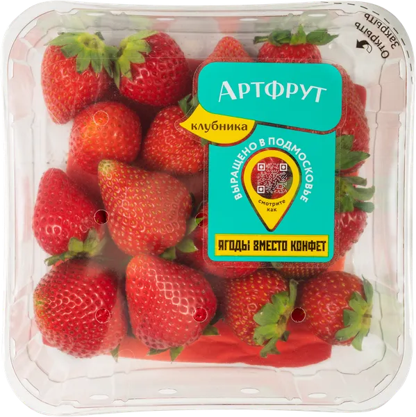 Изображение Ягода Арт фрут клубника Арт Фрут Агро лоток, 400 г