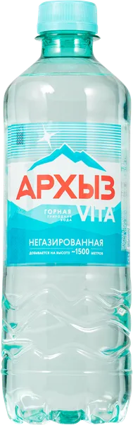 Изображение Мин вода газ рН 7.5 Архыз Вита питьевая Холдинг Аква п/б, 0,5 л
