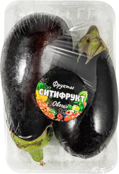 Изображение Овощ Баклажан Ситифрукт подложка, 2 шт