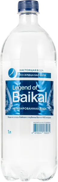 Изображение Вода негаз рН 7,5 Легенда Байкала питьевая Байкал Аква п/б, 1 л
