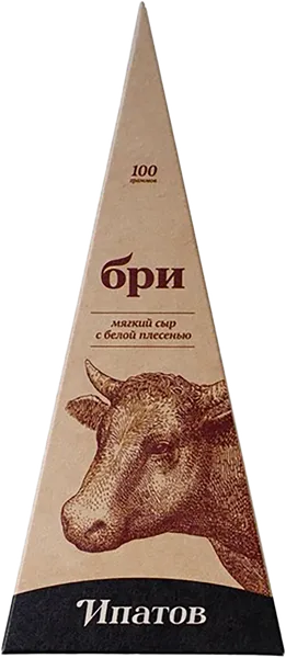 Изображение Сыр 60% с плесневой корочкой Ипатов бри Южная сыроваренная компания кор, 100 г