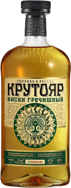 Изображение Виски купажированный Крутояр гречишный Ладога с/б, 0,7 л