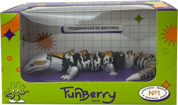 Изображение Фигурка подвижная Фанберри тойз ящерица с синим языком Экспанд Ритейл ООО к/у, 1 шт