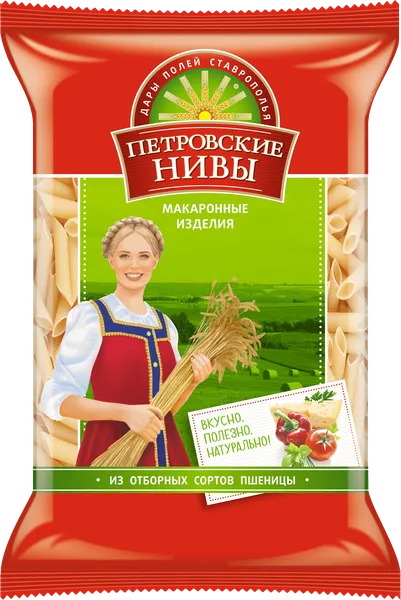 Изображение Макароны Петровские Нивы перья №7 Матвеев Е.И м/у, 500 г