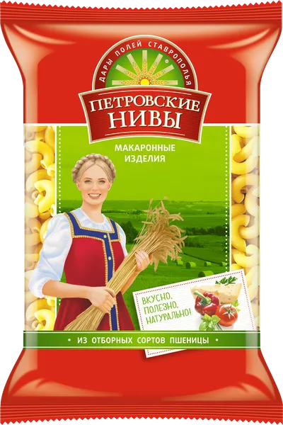 Изображение Макароны Петровские Нивы рожки Матвеев Е.И м/у, 500 г