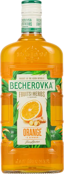 Изображение Ликер Бехеровка апельсин имбирь Ян Бехер с/б, 0,5 л