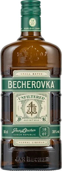 Изображение Ликер Бехеровка нефильтрованная Ян Бехер с/б, 0,5 л