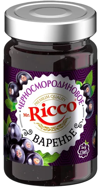 Изображение Варенье Мр.Рикко черная смородина Казанский ЖК с/б, 400 г