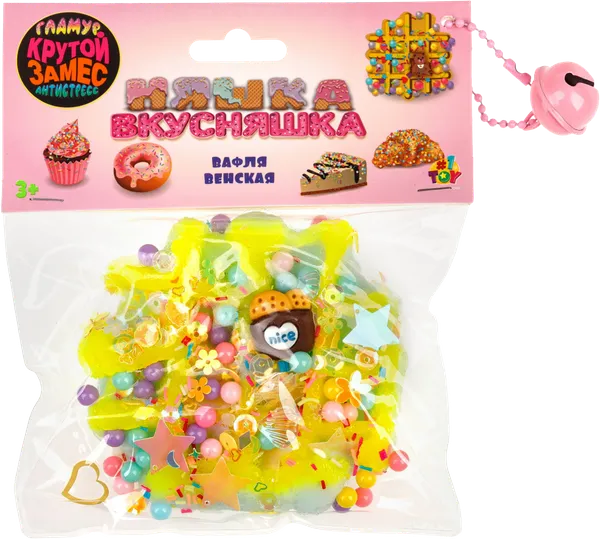 Изображение Игрушка антистресс 1Той крутой замес вафли венские 1Той п/у, 1 шт