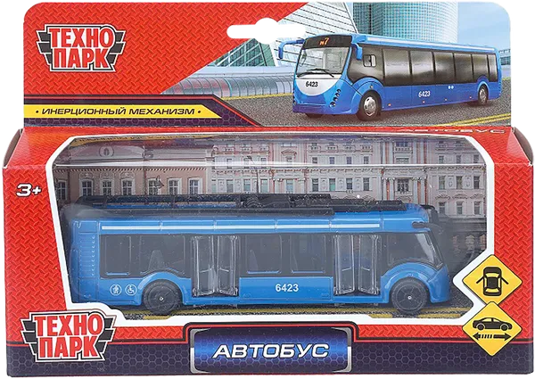 Изображение Игрушка 15см инерционная Технопарк автобус Хуада Той п/у, 1 шт