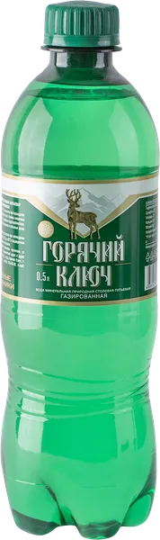 Изображение Вода негаз pH 7,0 Горячий Ключ питьевая Целебные источники п/б, 0,5 л