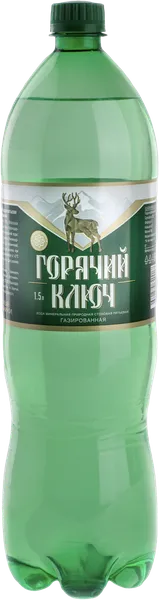 Изображение Вода негаз pH 7,0 Горячий Ключ питьевая Целебные источники п/б, 1,5 л