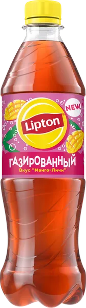 Изображение Напиток газ Чай Липтон Манго, личи Пепсико п/б, 0,5 л