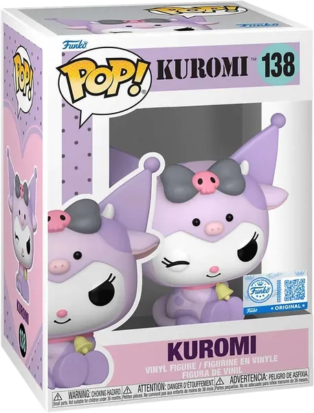 Изображение Фигурка 138 3+ Фанко поп мультфильмы куроми в костюме коровы Фанко п/у, 1 шт