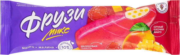 Изображение Мороженое эскимо Фрузи сливочное манго Кубань-Мороженое м/у, 70 г