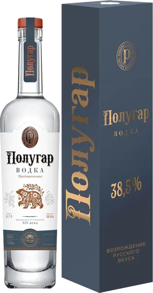Изображение Водка 38,5% Полугар КВКЗ п/у, 0,7 л