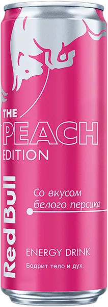 Изображение Напиток Энергетический Ред Булл белый персик Ред Булл ж/б, 0,473 л