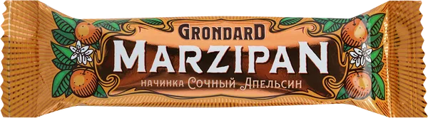 Изображение Марципан 33% Грондар с апельсиновой начинкой Фабрика Ацтек м/у, 50 г