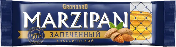 Изображение Марципан 50% Грондар запеченый Фабрика Ацтек м/у, 40 г