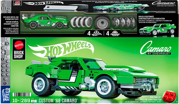 Изображение Конструктор от 10 лет Хот вилс Спид Сериес кастом 68 камаро Маттэл к/у, 1 шт