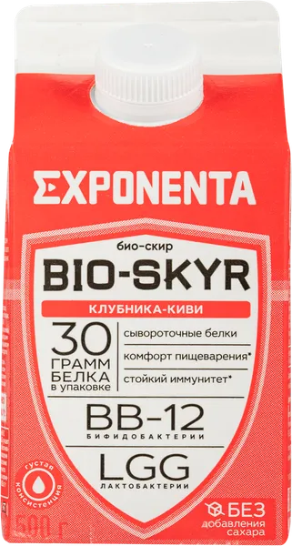 Изображение Продукт кисломолочный обогащен белком 30г Экспонента гранат Молочные горки т/п, 500 мл