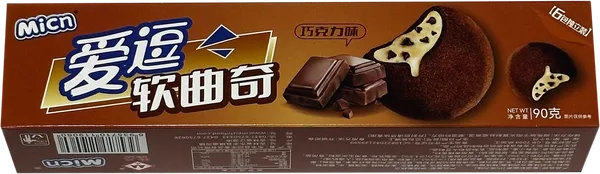 Изображение Печенье с начинкой Микн шоколад Дунфэн Инфэн кор, 90 г