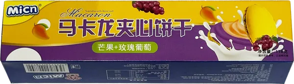 Изображение Печенье сэндвич Микн Макарон манго и виноград Дунфэн Инфэн кор, 116 г