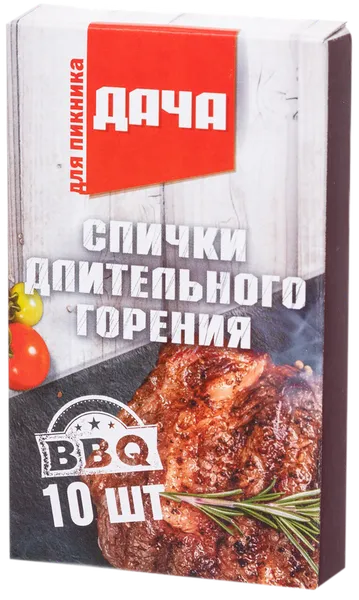 Изображение Спички для пикника Дача длительного горения ООО Имидж-Боровичи кор, 10 шт