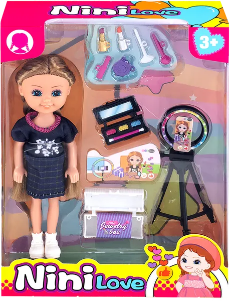 Изображение Набор игровой детский Майя тойс кукла ханна бьюти-блогер Шанту Йошинг Трейдинг п/у, 1 шт