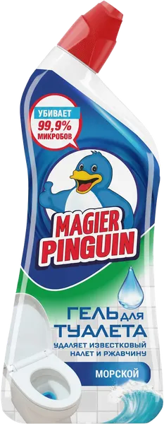 Изображение Средство для унитаза Магический пингвин морская свежесть Домбытхим п/у, 750 л