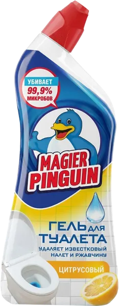 Изображение Средство для унитаза Магический пингвин цитрус Домбытхим п/у, 750 л