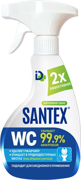 Изображение Средство для вынны спрей Сантекс антибактериальное Домбытхим п/у, 380 мл