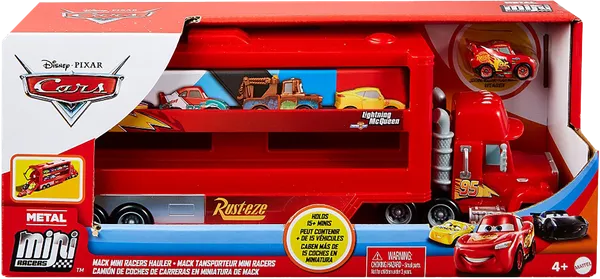 Изображение Набор игровой от 3х лет Тачки транспортер мак  Маттэл к/у, 1 шт