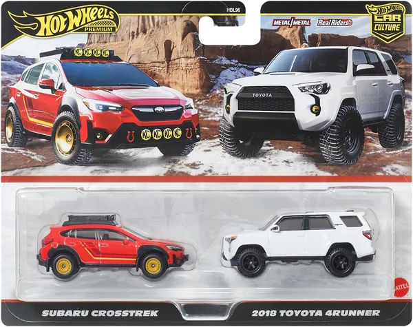 Изображение Машина 1:64 от 3х лет Хот вилс тойота+субару Маттэл к/у, 1 шт