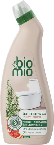 Изображение Средство для унитаза Биомио БИО грейпфрут розмарин Сплат Глобал п/у, 750 мл