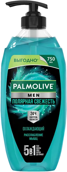 Изображение Гель для душа мужской Палмолив полярная свежесть Колгейт Палмолив п/у, 750 мл