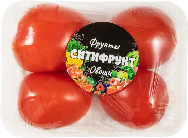 Изображение Овощ местный Томат красный Ситифрукт ООО подложка, 400 г