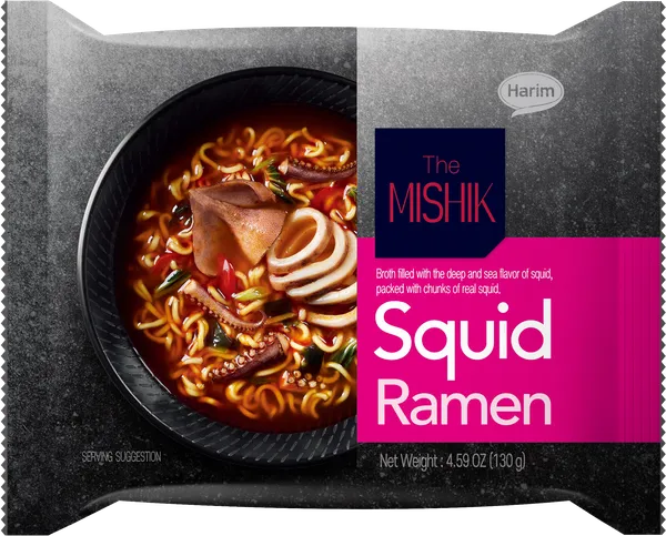 Изображение Лапша быстрого приготовления Харим с кальмаром Харим м/у, 130 г