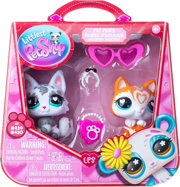 Изображение Фигурка с аксессуарами Литл Пет Шоп праздники коты Хасбро к/у, 2 шт