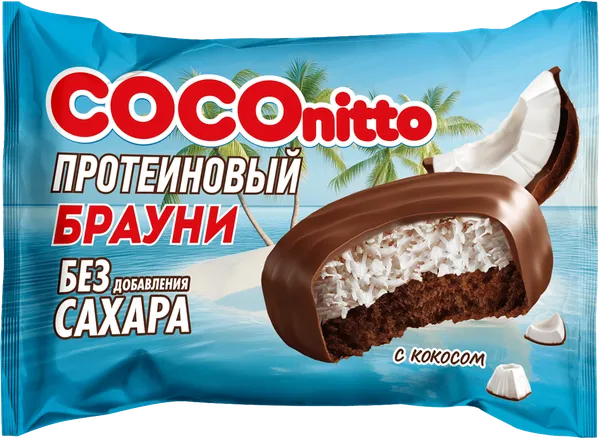Изображение Печенье протеиновое Содж Коконитто кокос СОДЖ м/у, 51 г